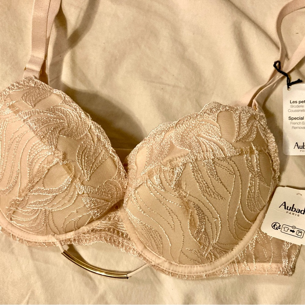 Aubade Women's Cream Lace Bra